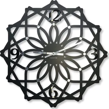 Hodiny Flexistyle z21c - velké nástěnné kovové hodiny s průměrem 50 cm