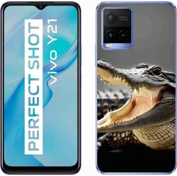 Pouzdro na mobilní telefon Gelový kryt mmCase na Vivo Y21/Y21s/Y33s - krokodýl