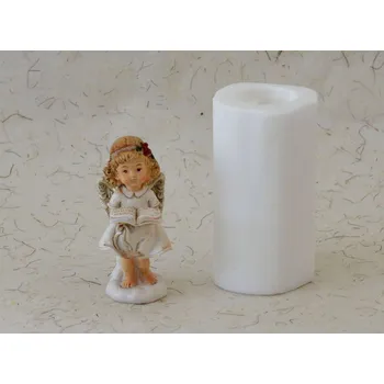 Silikonová forma - Andělka s knihou 35 x 35 x 85 mm