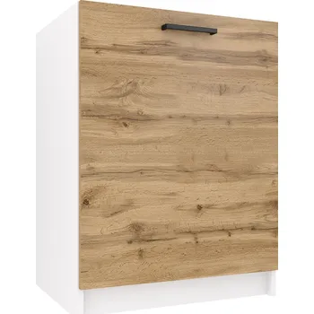 Kuchyňská skříňka Kuchyňská skříňka Belini dřezová 60 cm dub wotan bez pracovní desky TOR SDZ60/0/WT/DW/0/B1