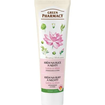 Péče o ruce Green Pharmacy Krém na ruce a nehty Lotos a Oliva 100ml