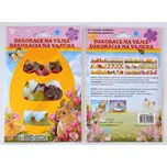 Smršťovací dekorace na vejce Zvířátka - 12 ks