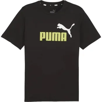 Dámské oblečení Puma koszulka ESS+ 2 Col Logo Tee PUMA Black- 586759 59 Velikost: M