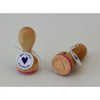 Razítko Dřevěné razítko handmade ♥ handmade