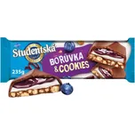 ORION Čokoláda Studentská pečeť Borůvka & Cookies 235 g
