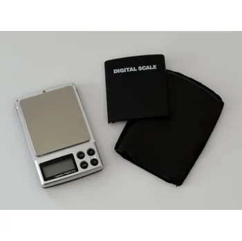 Laboratorní váha Kapesní digitální váha 100g x 0,01g stříbrná HS-100g