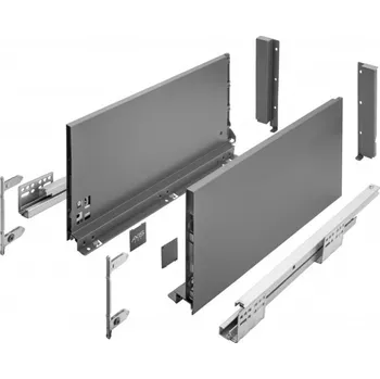 Elektrická zásuvka Zásuvka AXISPRO 500 mm antracit – extra vysoká H199