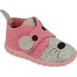 526P104 18 - dívčí bačkorky Befado SZ, zvířátko Velikost: 19