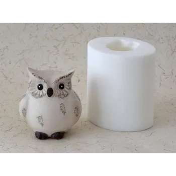 Silikonová forma - Sova 6 - 82 x 60 x 90 mm