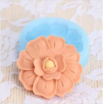 Silikonová forma - ozdoba velký květ prům. 70 mm