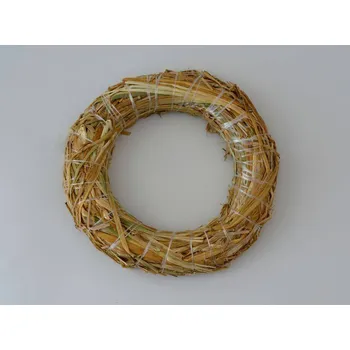 Slaměný věnec prům. 25 cm