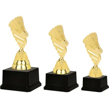 Soška - sportovní pohár - BADMINTON - PB/P434 Výška poháru: Soška B -BADMINTON- 16,5cm