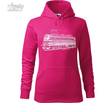 Pánská mikina Mikina - LAMINÁTKA 230 024 Barva: Purpurová (40), Velikost: XS, Střih: Dámské