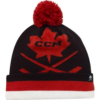 Čepice Kulich CCM Holiday Leaf Pom Knit