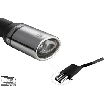 Výfuková trubka Ulter Sport Sportovní výfuk Škoda Octavia II (1.6i - 1.9 TDi - 2.0 TDi) - 12770