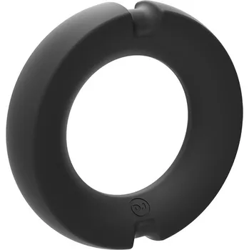 Doc Johnson Merci The Paradox Silicone-Metal Cock Ring 50mm Black