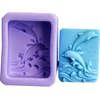 Silikonová forma - Delfíni I - 50 x 70 x 25 mm