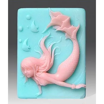 Silikonová forma - Mořská panna II - 60 x 80 x 25 mm