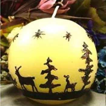 Silikonová forma - Vánoční kulička prům. 55 mm