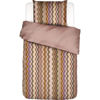 Povlečení Essenza, Povlečení Sol s povlakem na polštář 60 x 80 cm zapínání na zip 135 x 200 cm starorůžové - Formadore