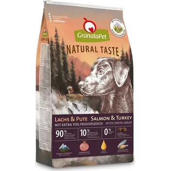 Krmivo pro psa GranataPet Natural Taste s lososem a krůtou 12 kg
