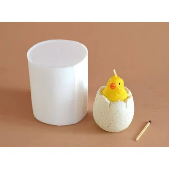 Silikonová forma - Kuře ve vejci prům. 53 mm x 65 mm