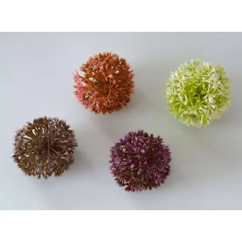 umělá květina Umělý květ - Okrasný česnek 1 ks FIALOVÝ