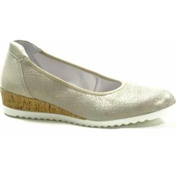 Dámské polobotky Santé AO/7648 GOLD dámská vycházková balerinka Velikost: 40