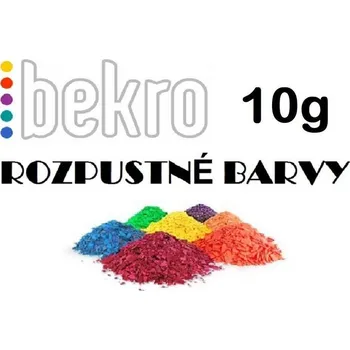 Svíčka Barvy do svíček BEKRO - ROZPUSTNÉ - 10 g B - červená