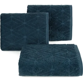 BAVLNĚNÝ RUČNÍK SENDI 50X90 CM TMAVĚMODRÁ