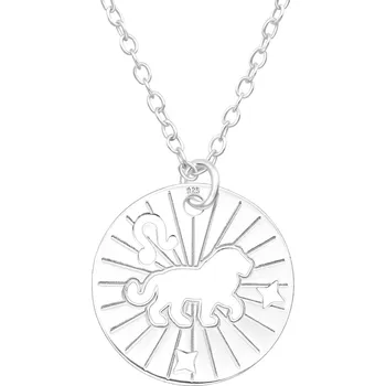 Přívěsek Majya Stříbrný přívěsek s řetízkem LEV v kruhu Ag/; ≤1,29 g 10616