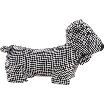 Úložný box Altom Dveřní zarážka Dog 32 x 20 x 20 cm, bílá + černá