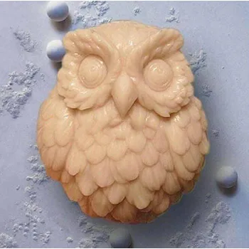 Silikonová forma - Sovička 70 x 55 x 30 mm