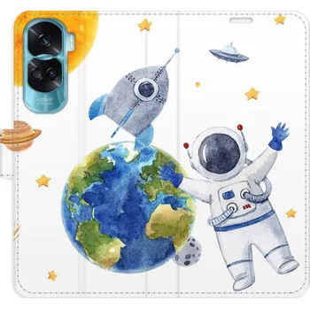 Pouzdro na mobilní telefon Flipové pouzdro iSaprio - Space 06 - Honor 90 Lite 5G