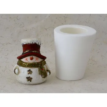 Silikonová forma - Sněhulák s kloboukem 100 x 105 x 130 cm