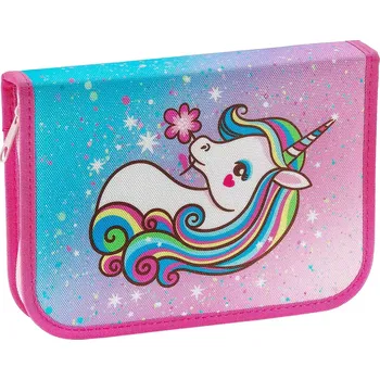 Stil Jednopatrový prázdný, růžový/modrý Unicorn