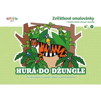 omalovánky Hurá do džungle – zvířátková omalovánka A5