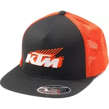 Kšiltovka Pánská čepice - kšiltovka KTM MX TRUCKER CAP černá/oranžová