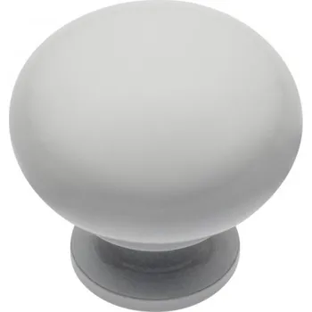 Nábytkové kování GTV Úchytka ocelová BERGAMO bílý lesk