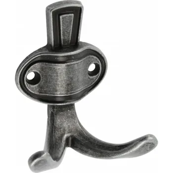 Věšák Věšák slitinový CORUNA, malý antické stříbro