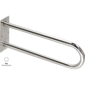 Madlo do koupelny Azp BRNO REHA podpěrné madlo 600 mm, tvar U, bílá