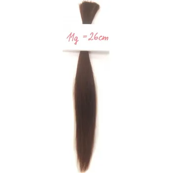 Příčesek Vlasy středoevropské ČR-11g, 26cm, odstín 3, 40Kč/g EMPORIO BEAUTY