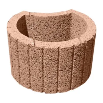 Zahradní obrubník Okrasná tvárnice PRESBETON LUNA LU-2 hnědá