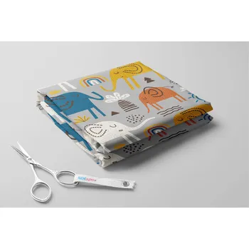 Softshell letní, Barevní sloni Barva: Světle šedá