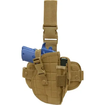 Příslušenství pro sportovní střelbu CONDOR OUTDOOR Pouzdro pistolové stehenní LEG HOLSTER COYOTE BROWN