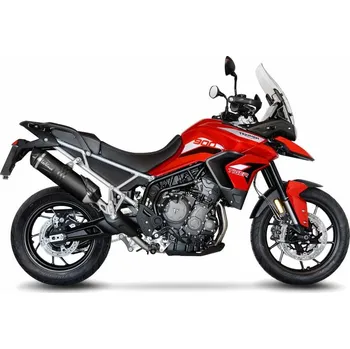 Výfuk pro motocykl Výfuk Triumph Tiger 900 GT, Rally, Pro (20-23) LeoVince LV ONE EVO Black
