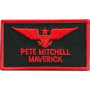 Nášivka Nášivka Maverick jmenovka velcro černá