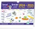 Kalendář Presco Group Školní plánovací kalendář s háčkem 2025