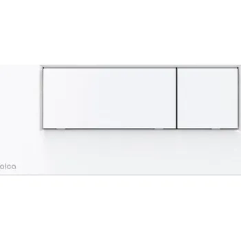 Alcadrain ALCA THIN M570 ovládací tlačítko pro dvě splachování, plast, lesklá bílá