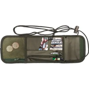 turistický batoh MIL-TEC Peněženka na krk Mil-Tec velká ZELENÁ